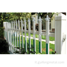 Raccolta di guardrail di recinzione in pvc di cinghia verde della comunità